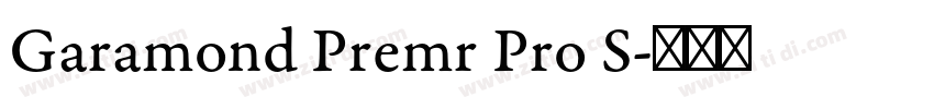 Garamond Premr Pro S字体转换